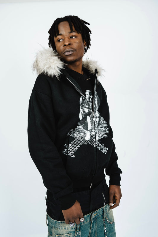 Dahomey Fur Hoodie M